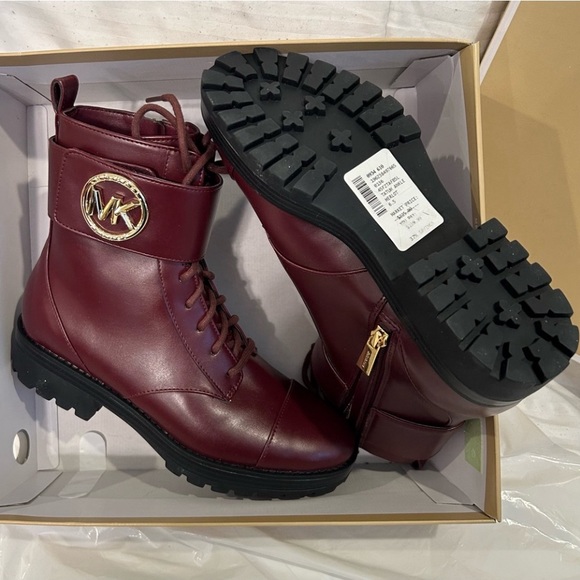 NWT MK TATUM COMBAT BOOTS - Picture 4 of 4